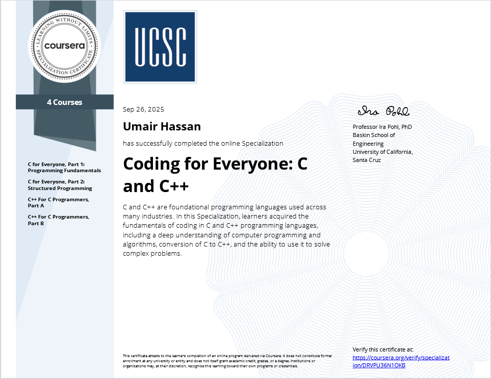 Coding for Everyone: C and C++